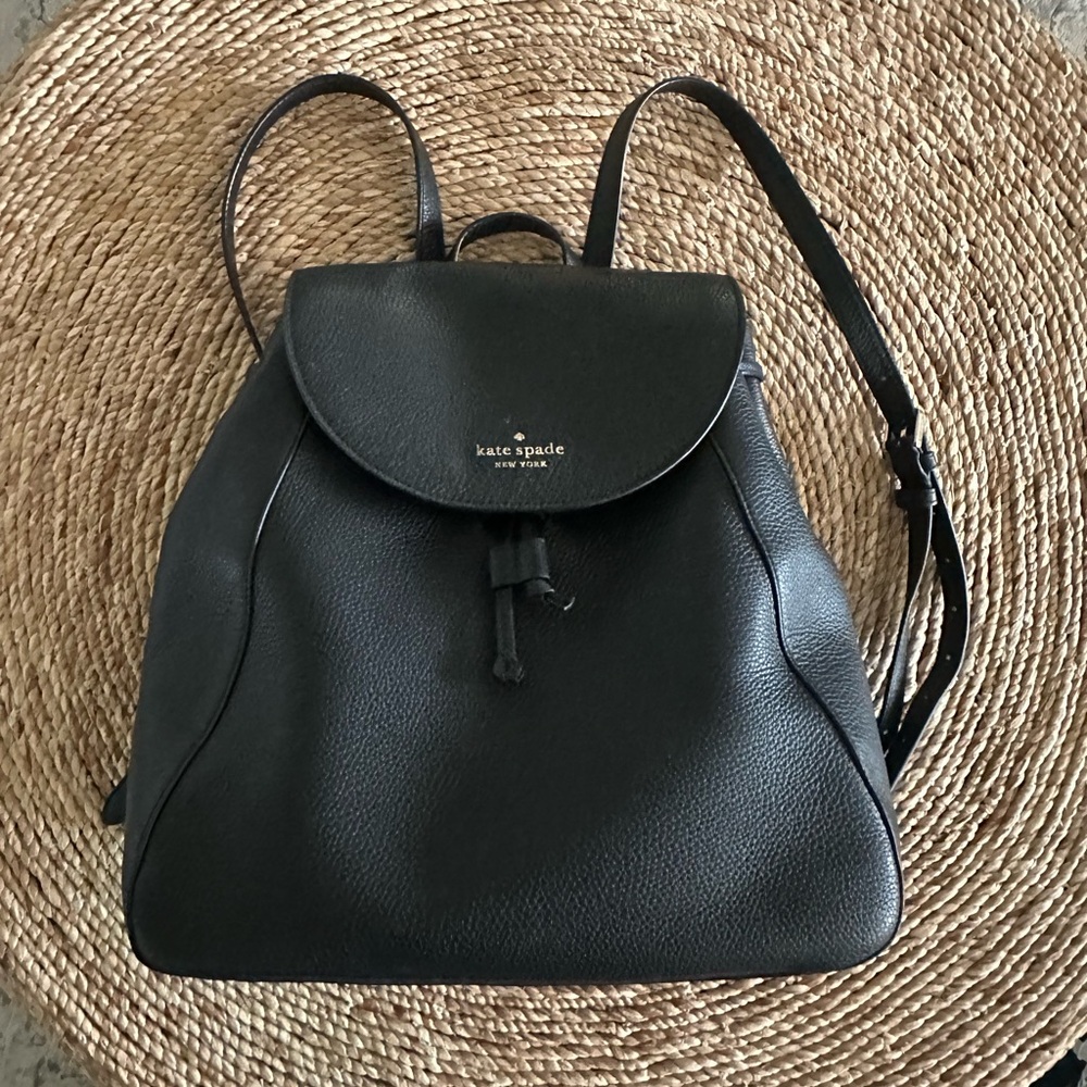 Kate Spade Leila Pebbled Large Laptop Backpack - Picture 3 of 8